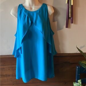 Vince Camuto Blue Sleeveless Blouse